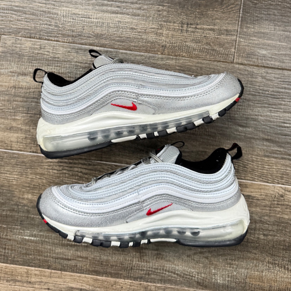 Nike Air Max 97 sliver bullets Sneakers Silver 6 women’s - Picture 2 of 5